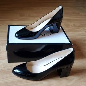 Nine West black block heel 7.5